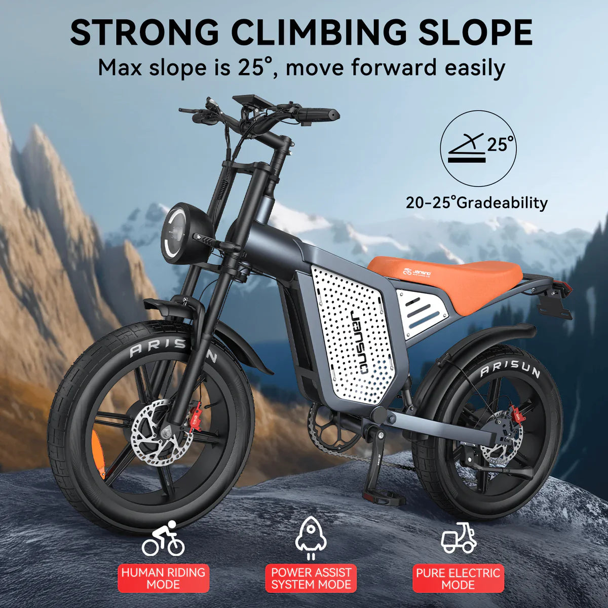 JANSNO X60 Dual Motor Electric Bike