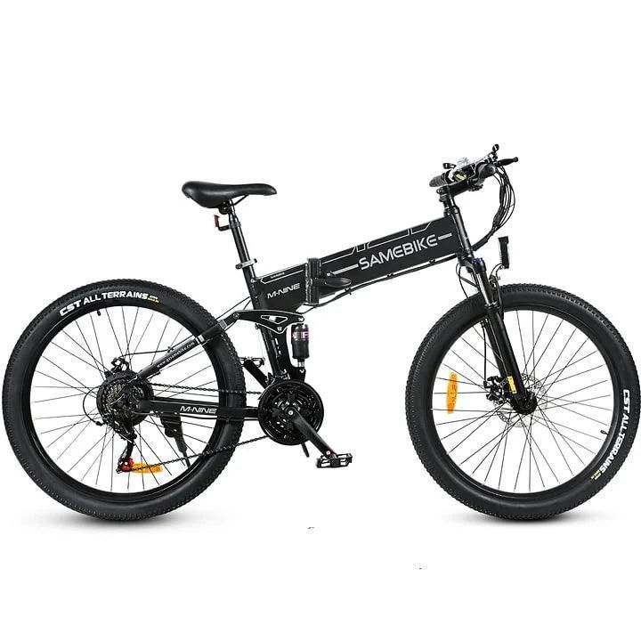 Zingy's SAMEBIKE LO26-II-YD Electric Mountain Bike left view.