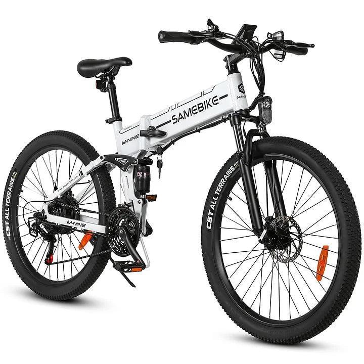Zingy's SAMEBIKE LO26-II-YD Electric Mountain Bike side view.