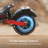 iScooter iX8  1200W*2 Off-Road E-Scooter 60KM/H