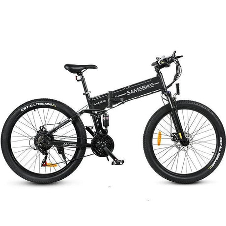 Zingy's SAMEBIKE LO26-II-YD Electric Mountain Bike left view.