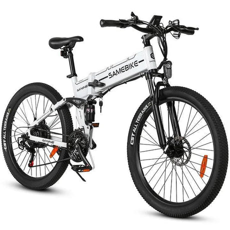 Zingy's SAMEBIKE LO26-II-YD Electric Mountain Bike side view.