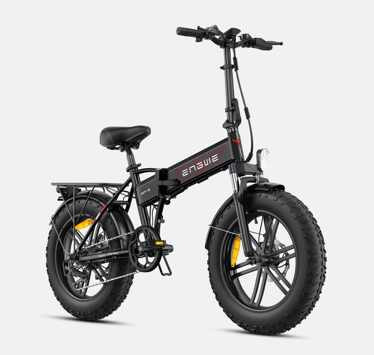 Black version of Zingy’s Engwe EP-2 Pro Boost Electric Bike.