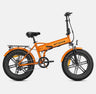 Zingy’s orange Engwe EP-2 Pro Boost Electric Bike.