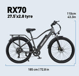 BURCHDA RX70 Mountain Electric Bike