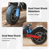 iScooter iX8  1200W*2 Off-Road E-Scooter 60KM/H