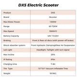 iScooter DX5 With seat City E-scooter