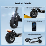 iScooter W9 1000W Off-Road E-scooter 45km/h