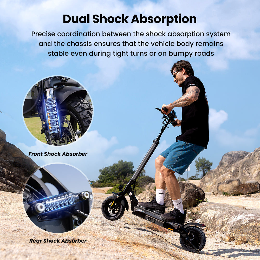 iScooter W9 1000W Off-Road E-scooter 45km/h