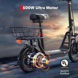 iscooter i12 500w electric scooter