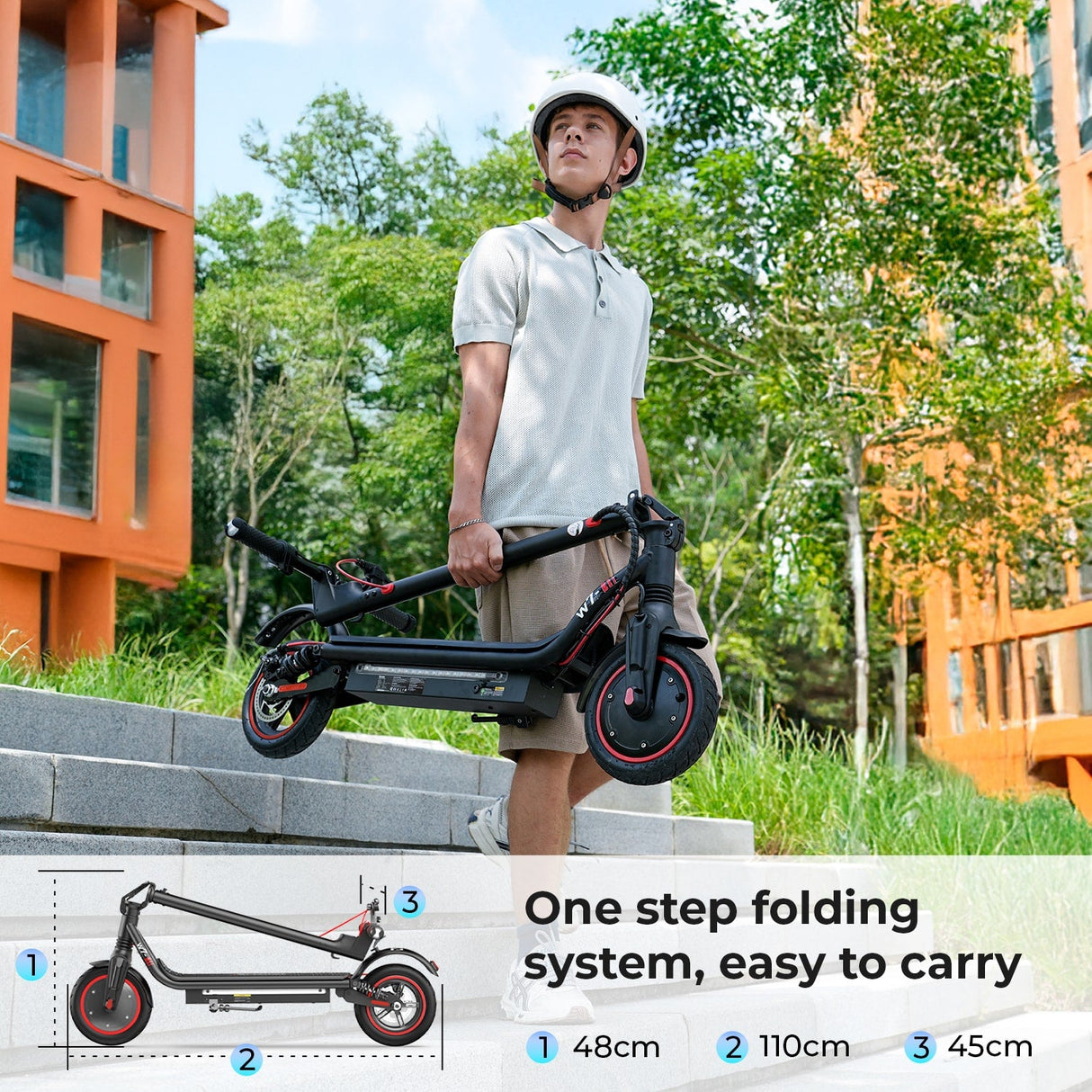 iScooter w7 Urban Commuting E-Scooter 27-37km