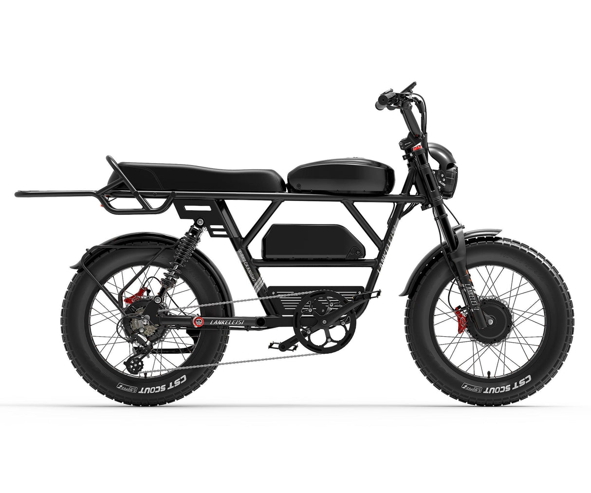 LANKELEISI X-Black Knight Dual Motor Electric Bike