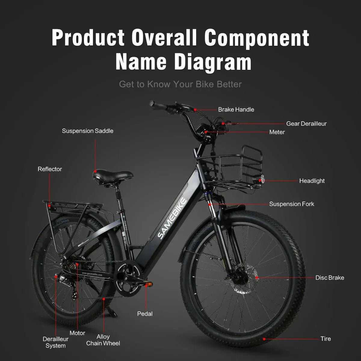 SAMEBIKE RS-A01 Electric Bike