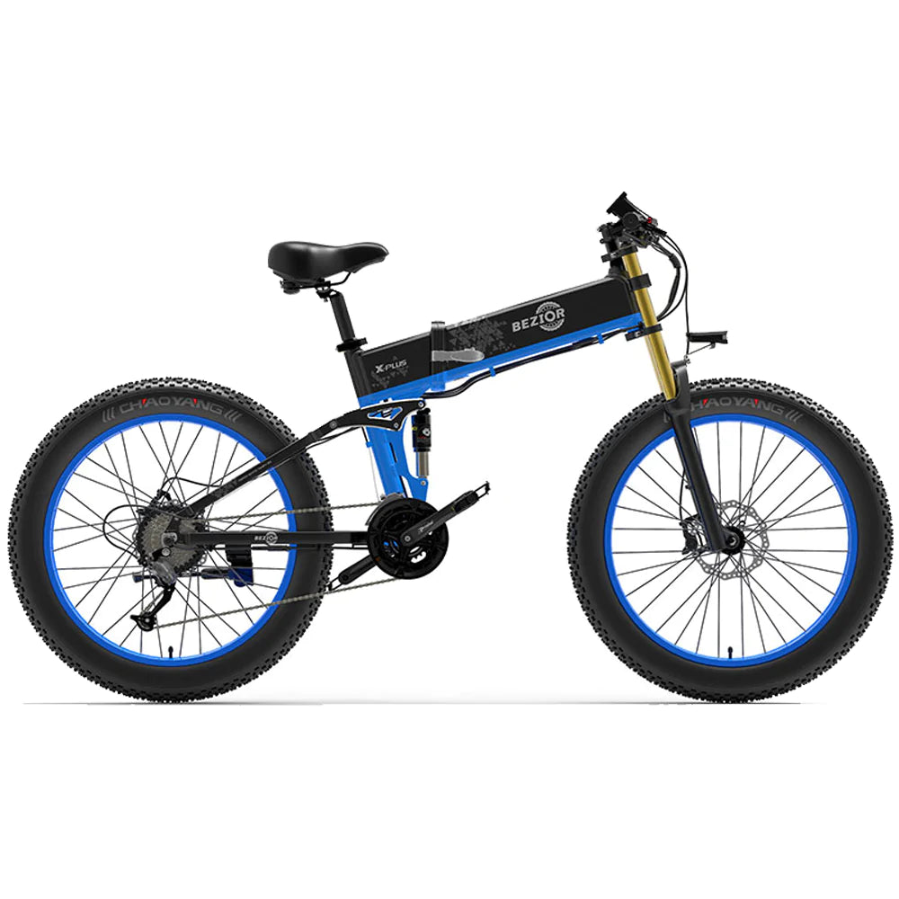 Bezior X Plus Electric Mountain Folding Bike