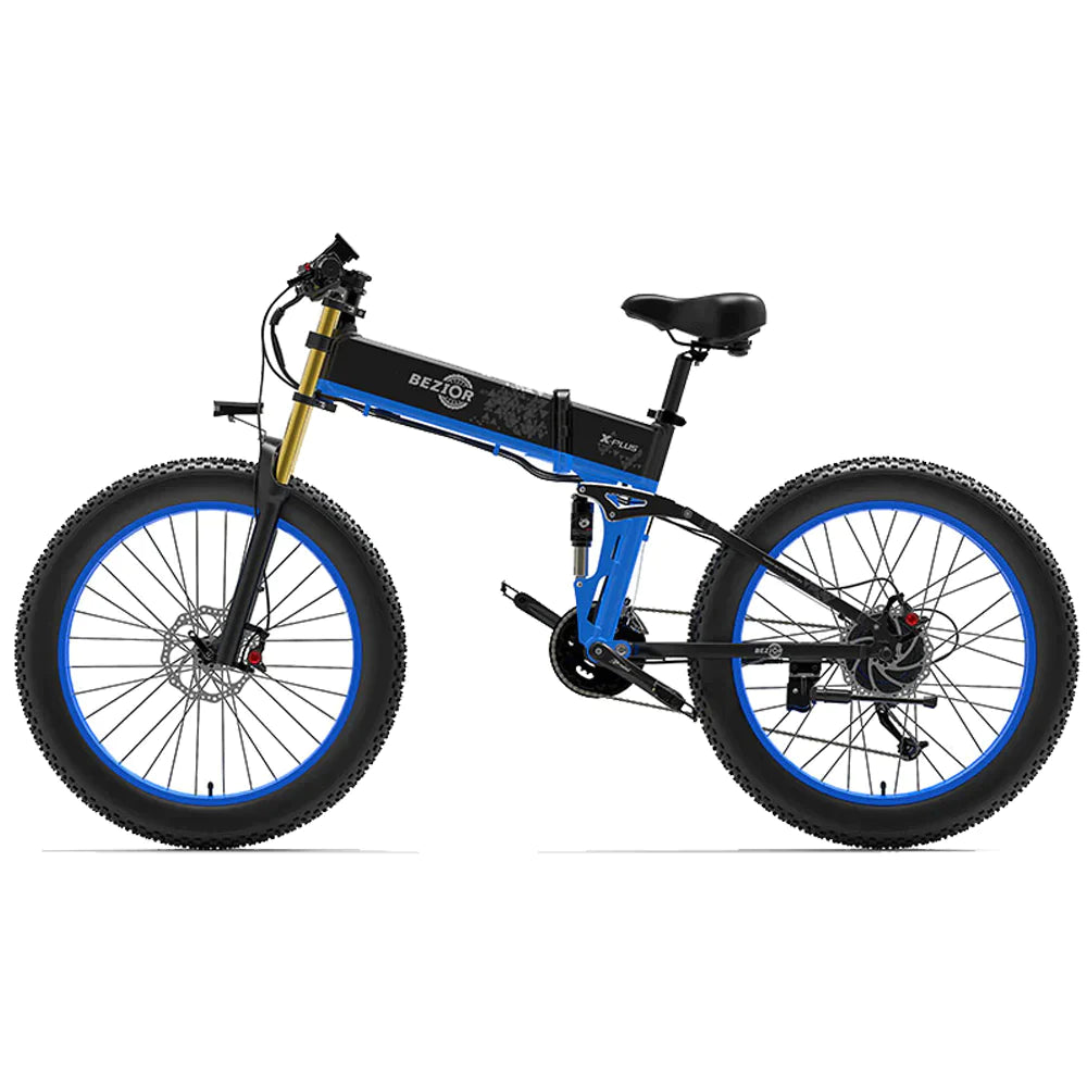 Bezior X Plus Electric Mountain Folding Bike