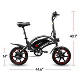 DYU D3F Upgraded Folding Electric Bike