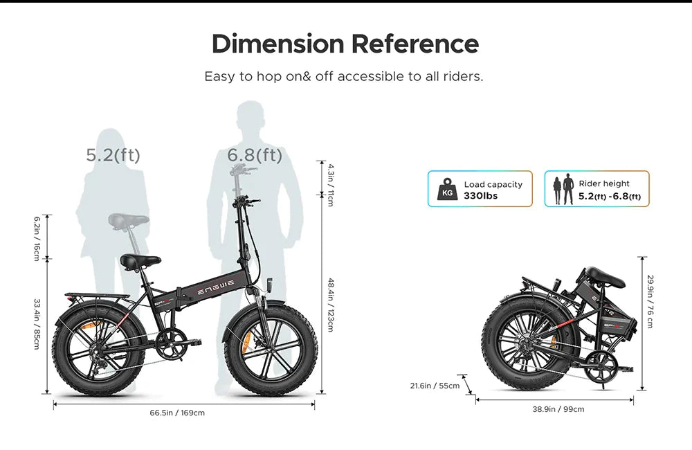 ENGWE EP-2/EP2 Pro (Upgraded Version) Electric Bike