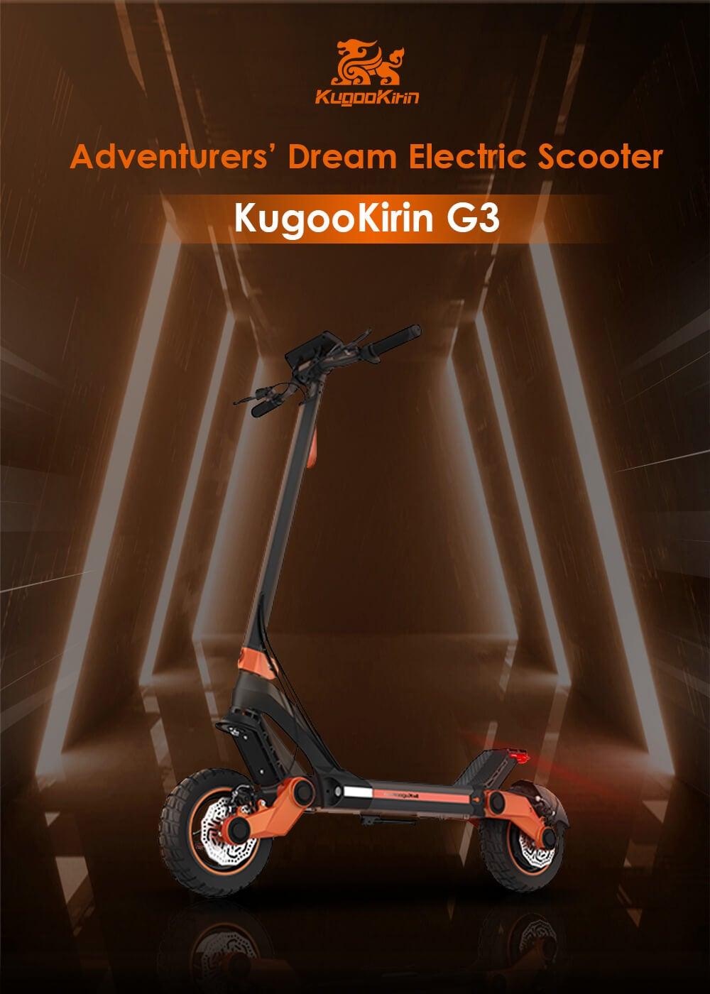 KUGOO KIRIN G3 Adventurers Electric Scooter - 2022 Edition