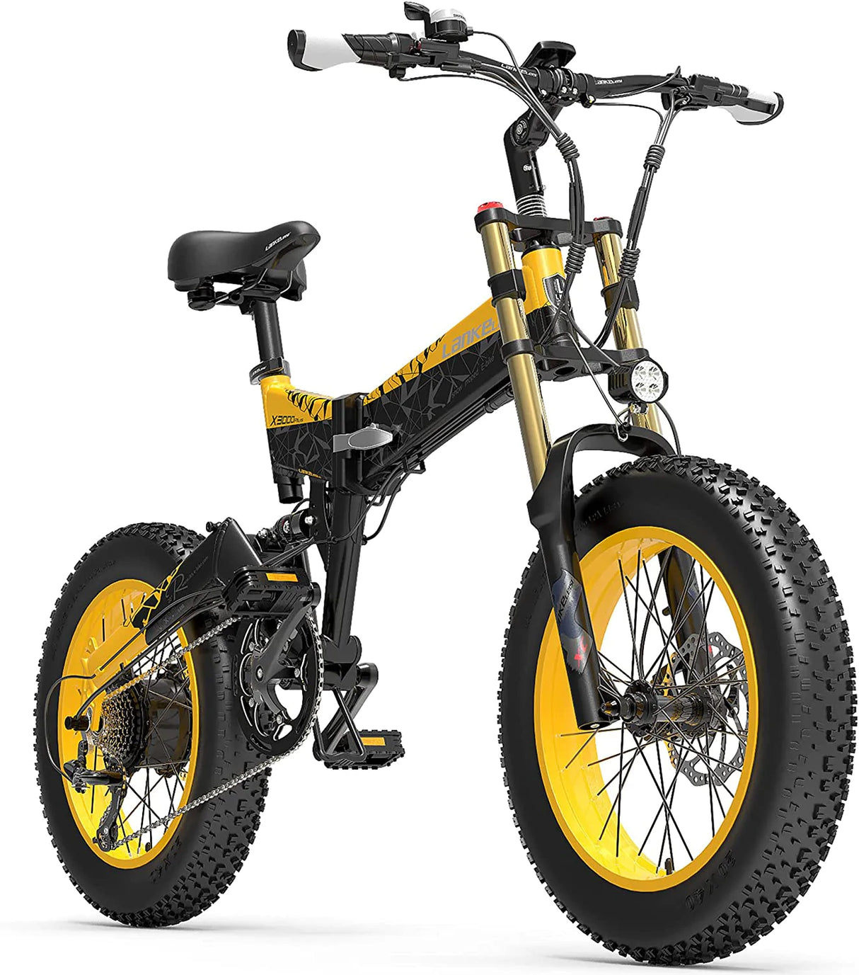 Lankeleisi X3000 Plus-UP 20 Inch 4.0 Fat Tire Snow Bike