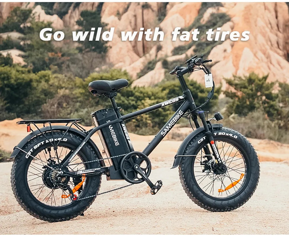 SAMEBIKE XWC05 20 Inch Fat Tire Ebike