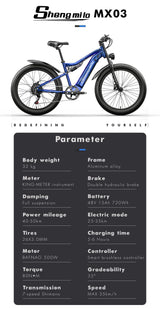 Shengmilo MX03 Upgraded Electric Bike